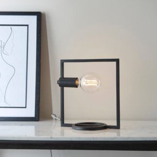 An Image of Vogue Guthrie Table Lamp Black