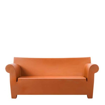 An Image of Kartell Bubble Sofa Ochre - Barker & Stonehouse