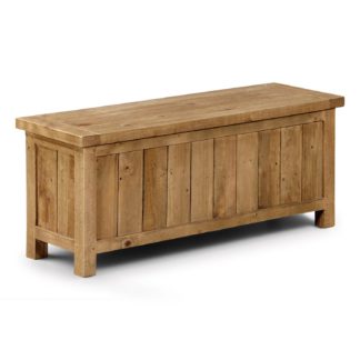An Image of Aspen Storage Bench Brown