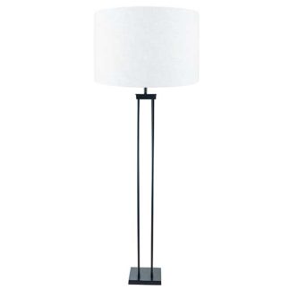 An Image of Four Post Floor Lamp Matt Black