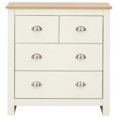 An Image of Lancaster Chest of Drawers Cream and Brown