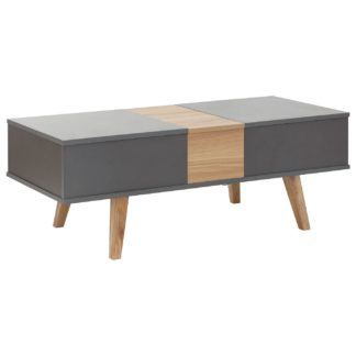 An Image of Modena Double Lifting Coffee Table - Grey