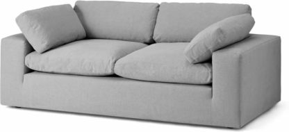 An Image of Samona 2.5 Seater Sofa, Mineral Cotton & Linen Mix