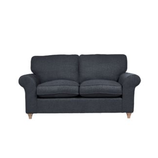 An Image of Rosa Fabric 2 Seater Sofa Navy