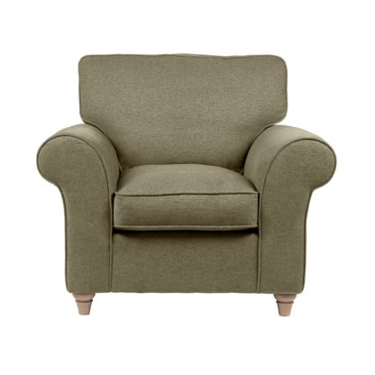 An Image of Rosa Fabric Armchair Grey