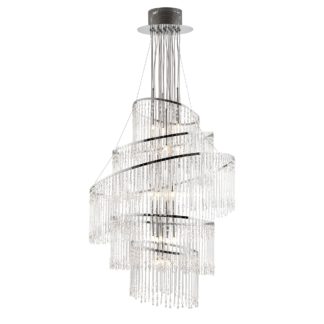 An Image of Vogue Camille 24 Light 73cm Chandelier Chrome