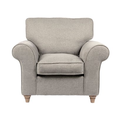 An Image of Rosa Fabric Armchair Grey