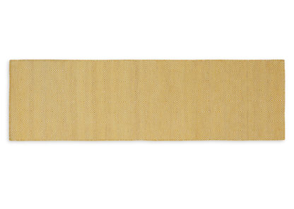 An Image of Heal's Romilly Recycled Runner Yellow 70 x 230cm