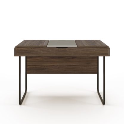 An Image of Dorset Desk with Sliding Desktop Walnut (Brown)