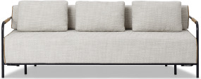 An Image of Nestor Sofa Bed, Ecru Loop Textured Boucle