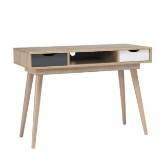 An Image of Scandi Grey Desk Grey