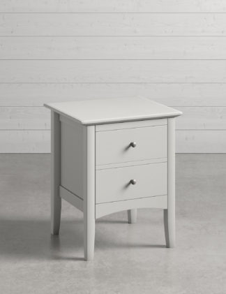 An Image of M&S Hastings Grey Bedside Table