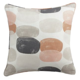 An Image of Argos Home Abstraction Pebble Print Cushion