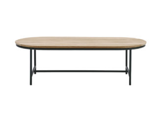 An Image of Vincent Sheppard Wicked Oval Coffee Table Black