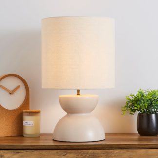 An Image of Quebec Table Lamp Cream (Natural)