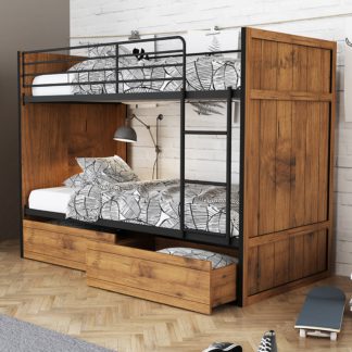 An Image of Rocco Bunk Bed Brown