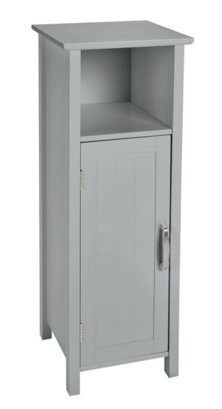 An Image of Argos Home Tongue & Groove Single Storage Unit - Grey