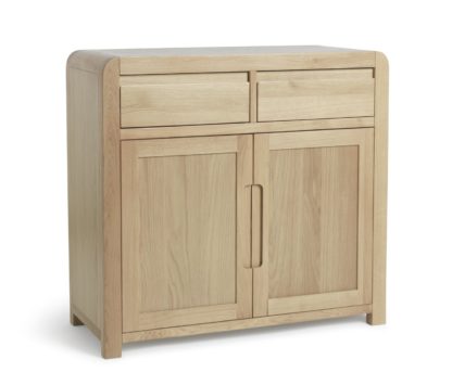 An Image of Habitat Novara 2 Door 2 Drawer Sideboard - Oak Veneer