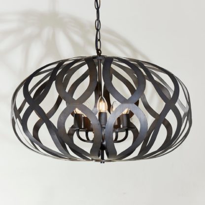 An Image of Vogue Bamberg 5 Light Pendant Fitting Bronze