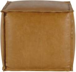 An Image of Kirby Pouffe, Black Sheepskin