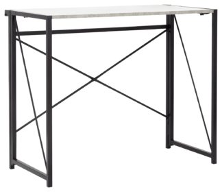 An Image of Bramwell Folding Desk - Grey