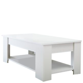 An Image of Lifting Coffee Table - White