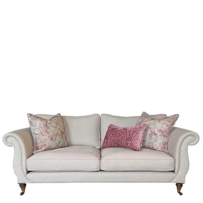 An Image of Drew Pritchard Atherton Standard Back 4 Seater Sofa - Barker & Stonehouse