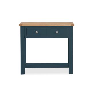 An Image of Bromley Blue Console Table Blue