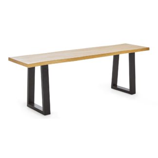 An Image of Kelso Dining Bench Brown