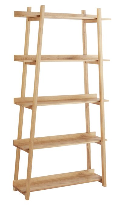 An Image of Habitat Elspeth Solid Oak Bookcase With 5 Shelves