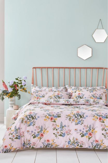 An Image of Botanical Vintage Bloom Single Duvet Set