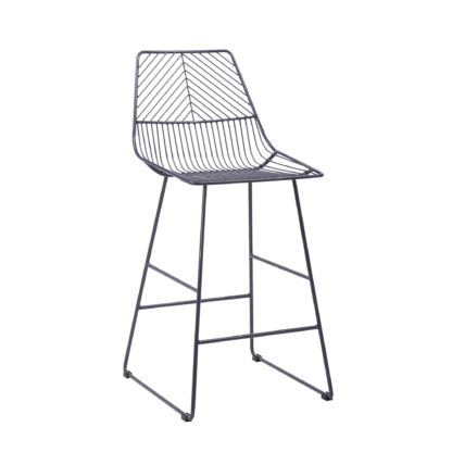 An Image of Siena Bar Stool Black