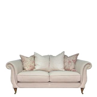 An Image of Drew Pritchard Atherton Pillow Back 3 Seater Sofa - Barker & Stonehouse