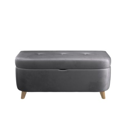 b6c8ec1c845cc77b8c49d4cf5de34c9a47260af9eaaa0c81cd7e572b4f533cc6.jpg An Image of Halston Velvet Ottoman Blue
