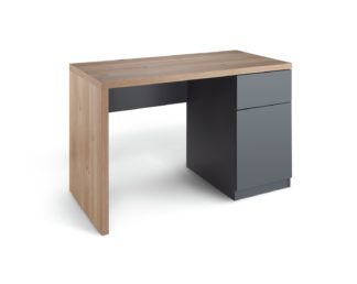 An Image of Habitat Arlon 1 Drawer Pedestal Desk - Two Tone