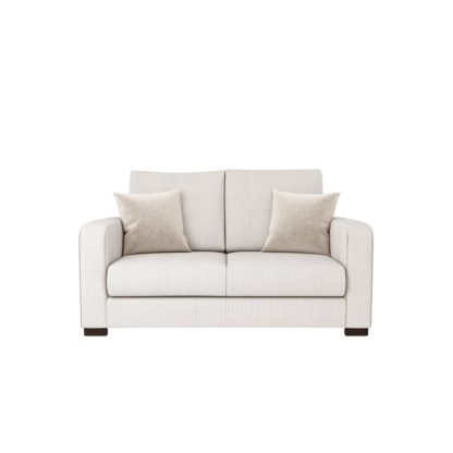 An Image of Carson Corduroy 2 Seater Sofa Emerald Green