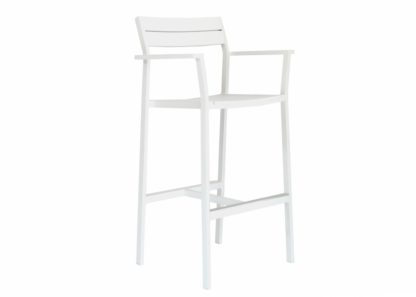 An Image of Case Eos Garden Bar Stool Black