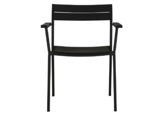 An Image of Case Eos Garden Armchair Black