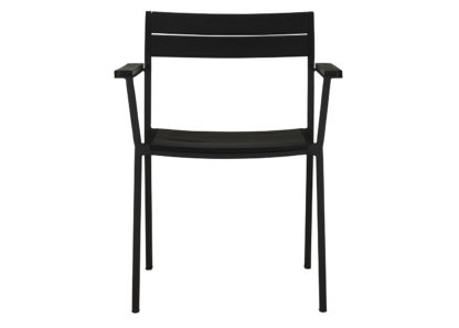 An Image of Case Eos Garden Armchair Black