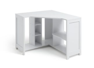 An Image of Habitat Conrad Corner Office Desk - White