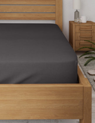 An Image of M&S Bamboo Deep Fitted Sheet