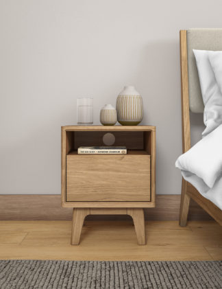An Image of M&S Nord Bedside Table