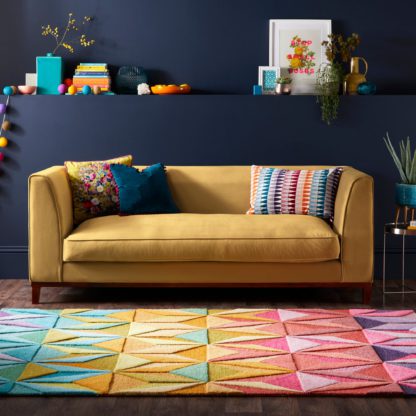 bf88eb713e713bf1c41a492884b9a340eb68bf75243cc8d9ae43c4f79924bf1b.jpg An Image of Reverie Rug Green, Red and Yellow