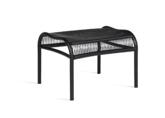 An Image of Vincent Sheppard Loop Outdoor Footrest Black Rope