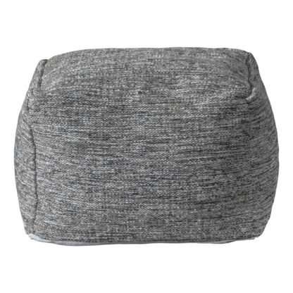 An Image of Hart Grey Pouffe Grey