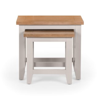 An Image of Richmond Nest of 2 Tables - Grey Grey and Brown
