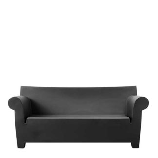 An Image of Kartell Bubble Sofa Black - Barker & Stonehouse