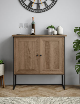 An Image of M&S Sanford Parquet Drinks Cabinet