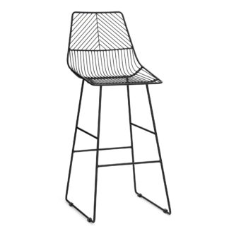 An Image of Siena Bar Stool Black