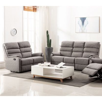 d6c5ed035e987c1b2bc8735869e813dd2c566f17cd8a733c6cc5a0c369417d66.jpg An Image of Westport Fabric 2 Seater And 3 Seater Sofa Suite In Charcoal Grey